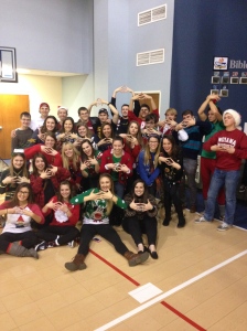 south neighborhood at the CRU ugly Christmas sweater party!